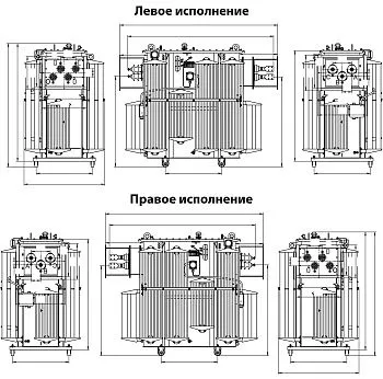 Фото чертежа ТМЗ 2500/6/0,4
